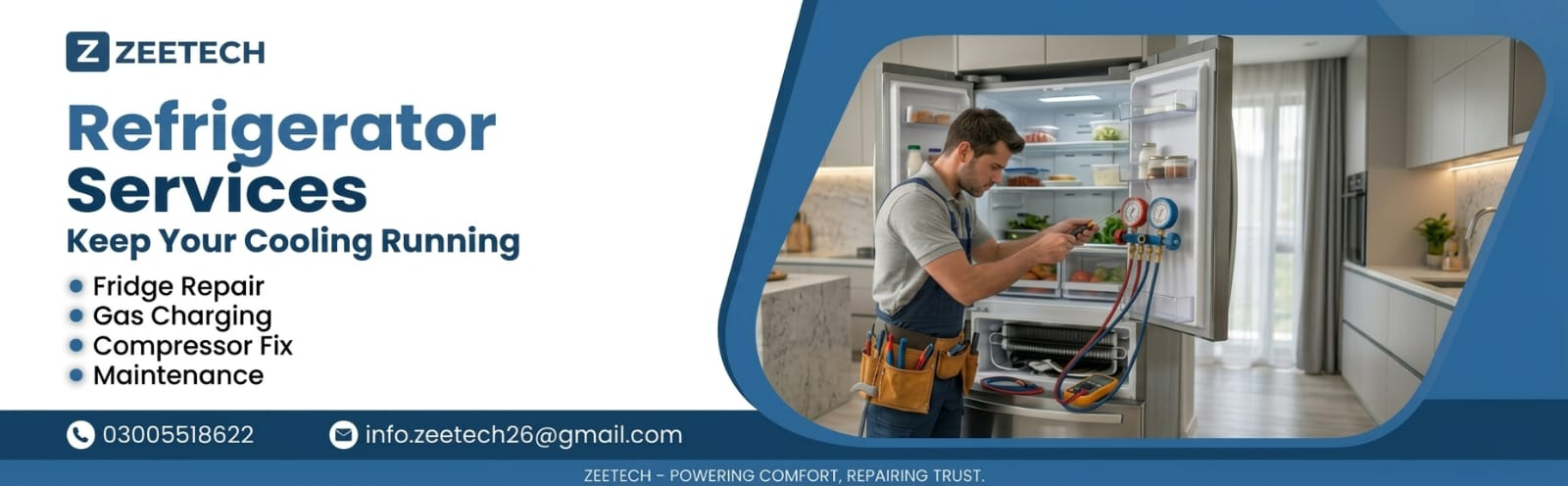 Fridge Repair - Zeetech Refrigerator Service